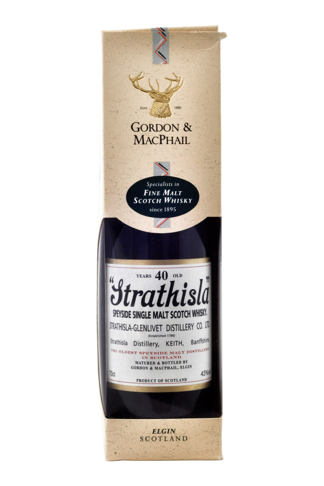 Strathisla 40 Years Old Gordon & MacPhail