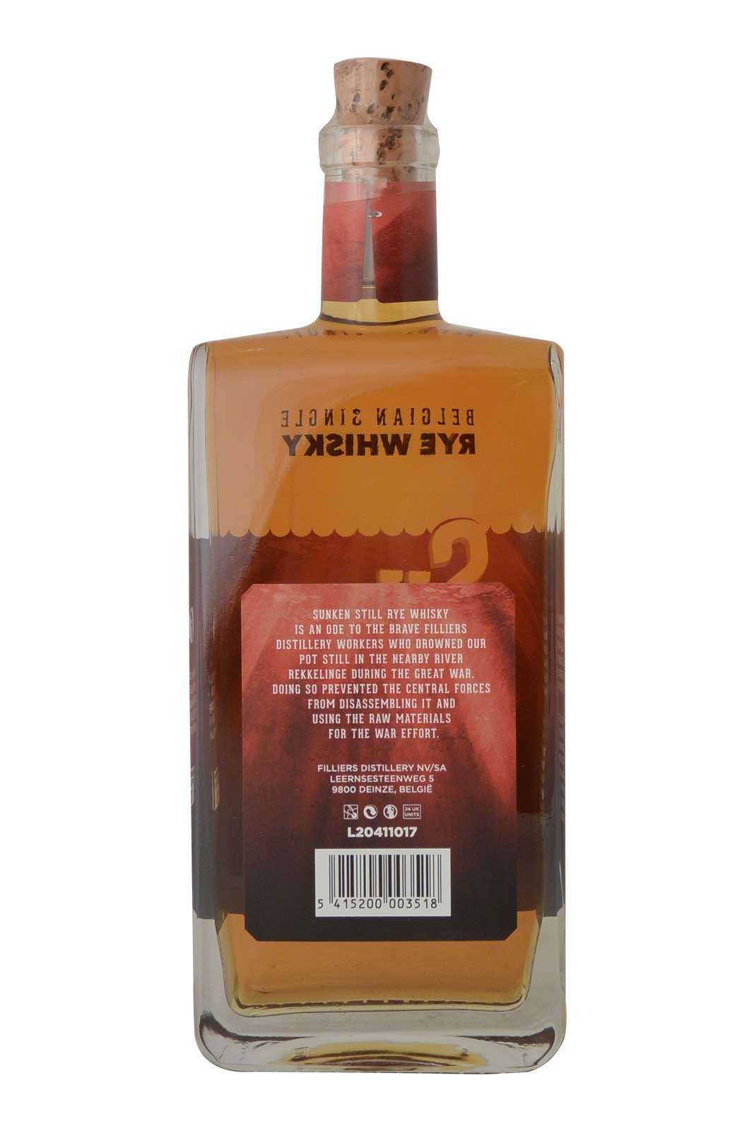 Sunken Belgian Rye Whisky 5 år