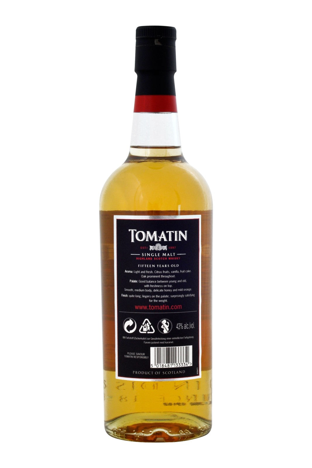 Tomatin 15 år