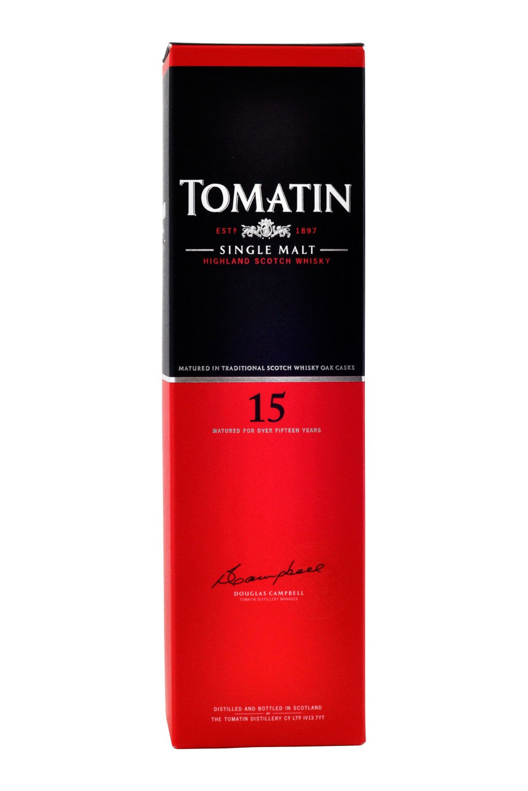 Tomatin 15 år